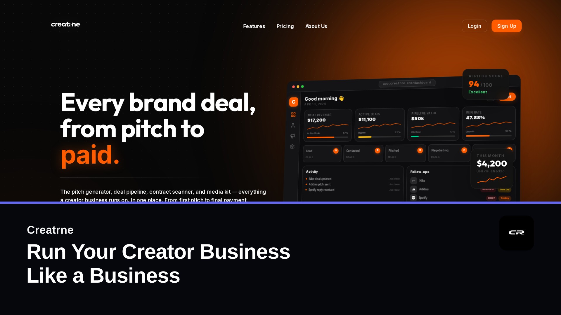Launch video cover for Creatrne