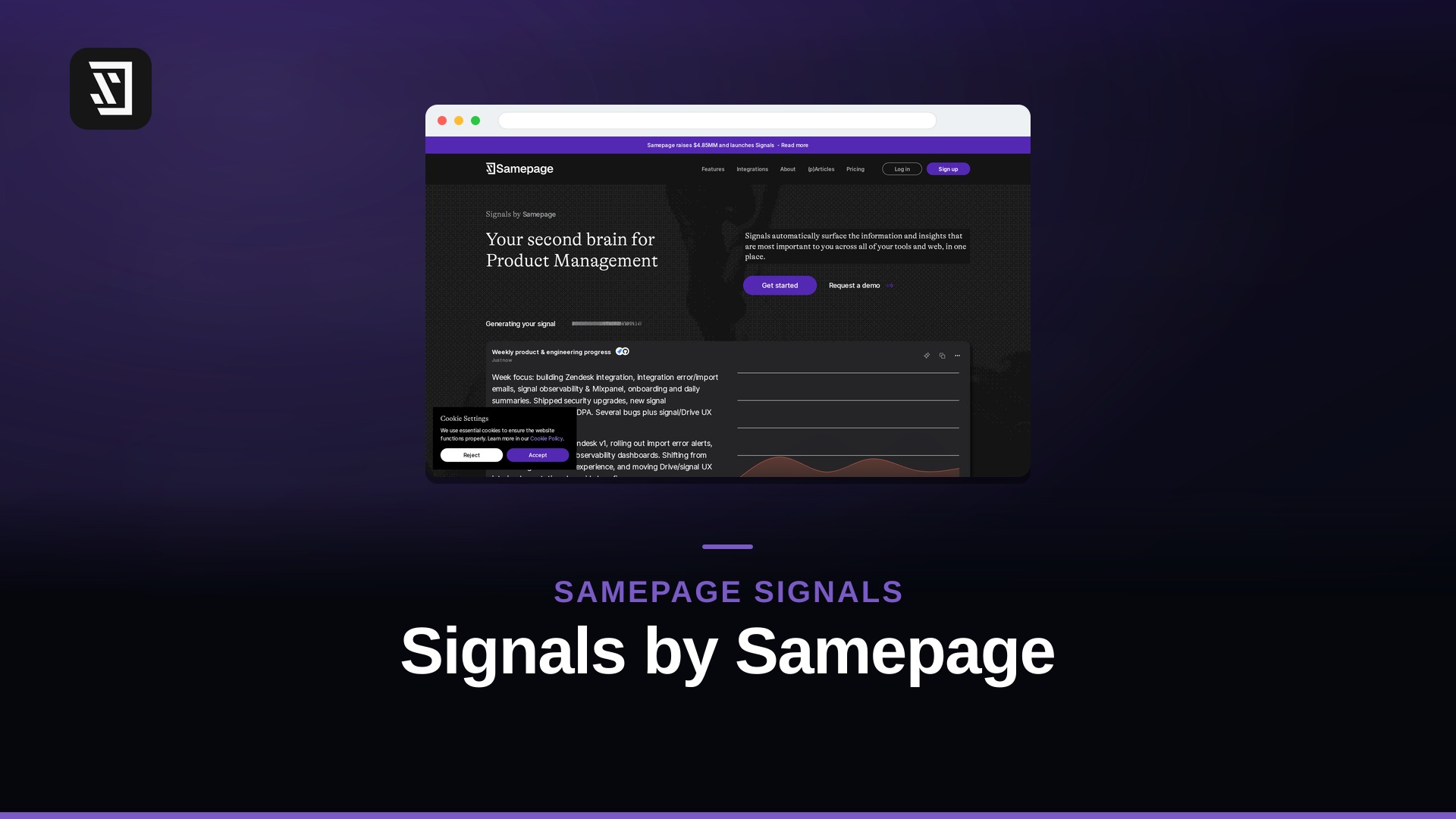 Launch video cover for Samepage Artifacts