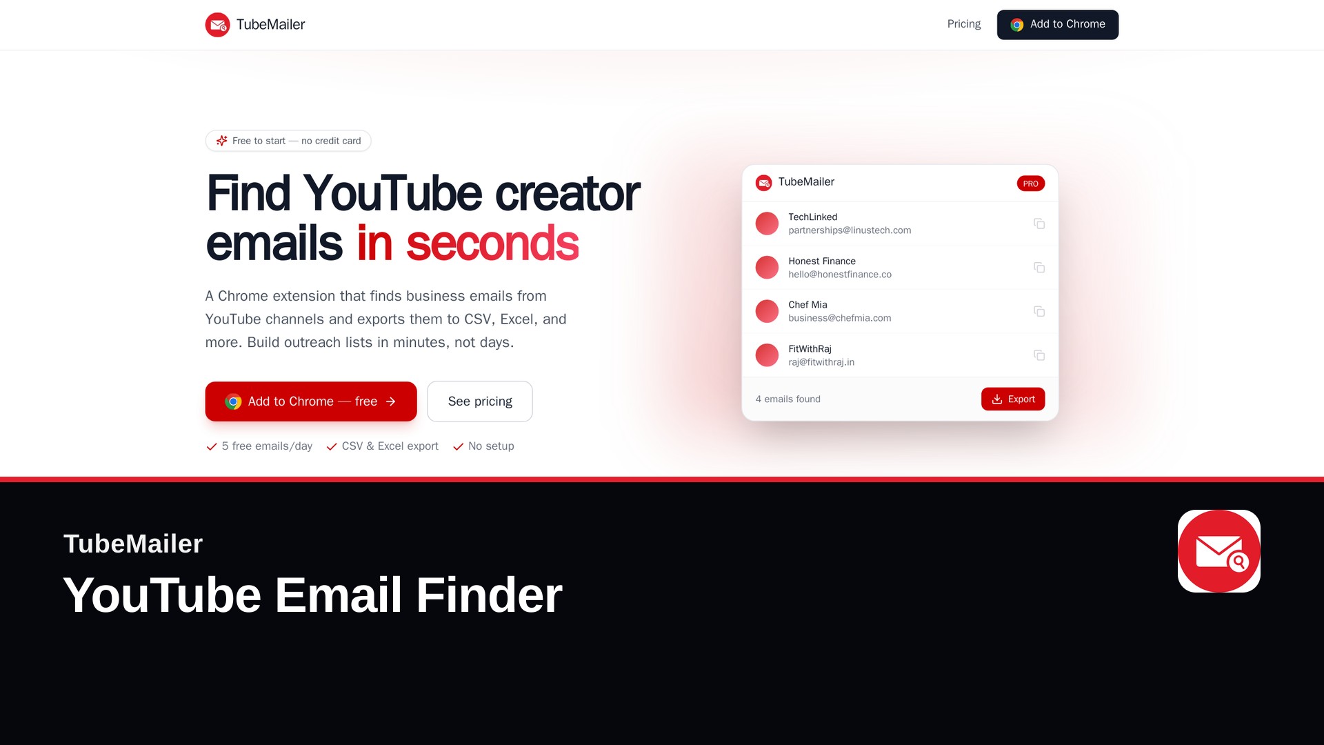 Launch video cover for TubeMailer