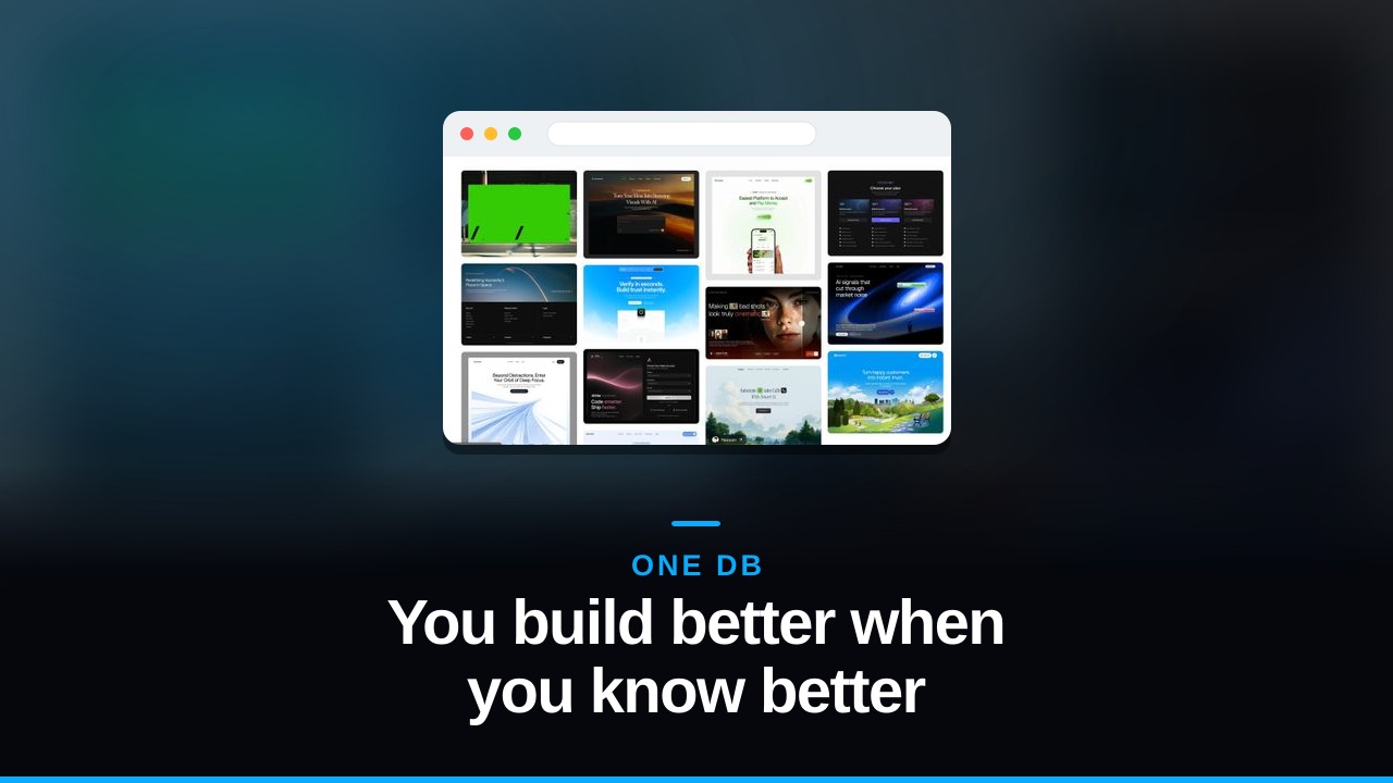 Launch video cover for onedb