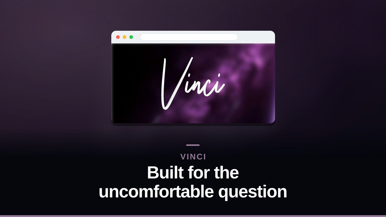 Launch video cover for Vinci - A Personal CRM using Nextcloud